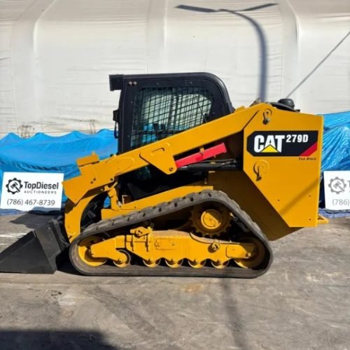 2019 caterpillar 279d skid steer loader a c & heater enclosed cab